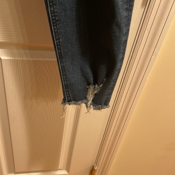 Express ankle high-rise stretch denim jeans size 12 NWT - Picture 3 of 6